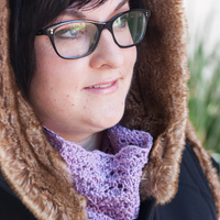 Rocky Ridge Cowl PDF Lace Neckwarmer Knitting Pattern