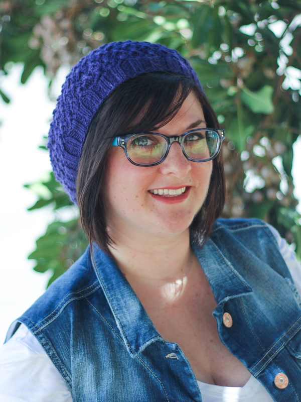 Stargazer Slouch PDF Lace Hat Knitting Pattern