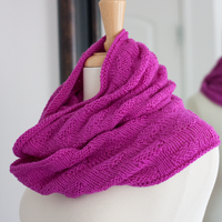 Freckles Infinity Scarf PDF Cowl Knitting Pattern