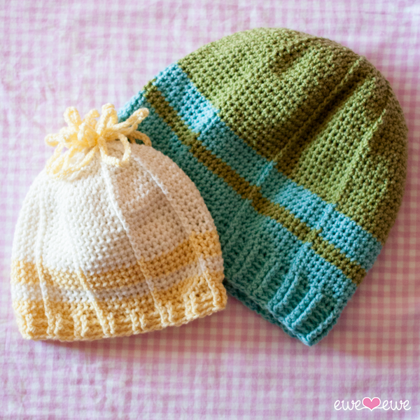 Spring Chicks Hats PDF Crochet Pattern