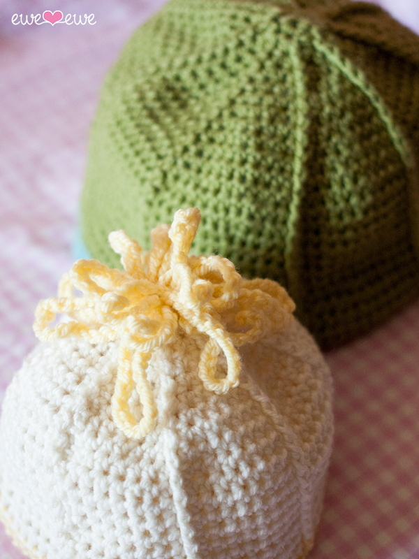 Spring Chicks Hats PDF Crochet Pattern