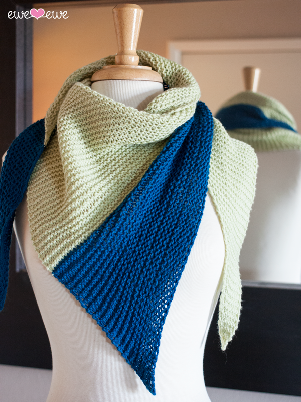 Mint Julep Shawl PDF Knitting Pattern