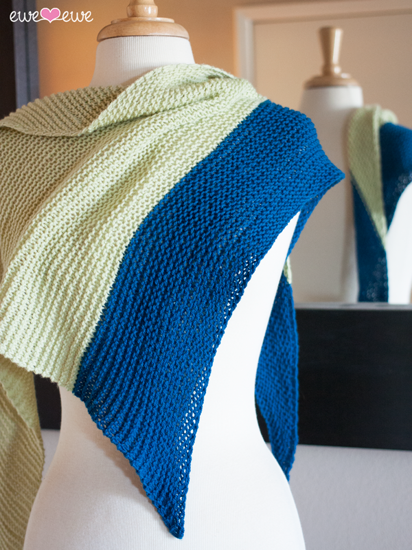 Mint Julep Shawl PDF Knitting Pattern