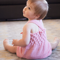 Emelia Dress PDF Toddler Knitting Pattern