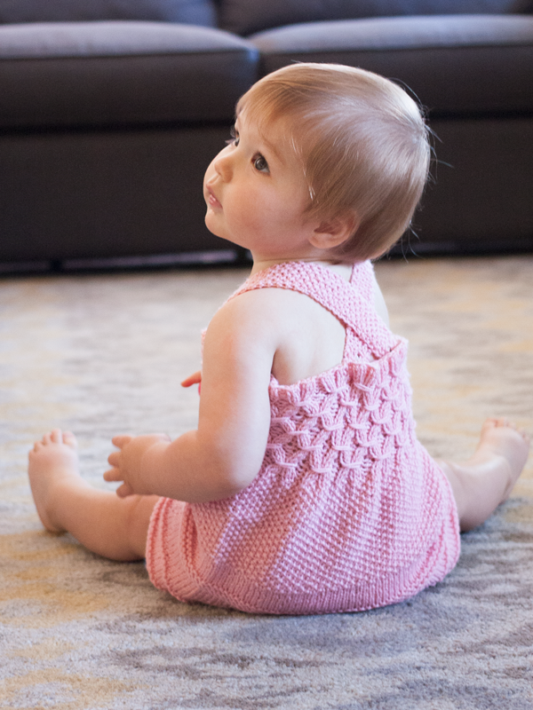 Emelia Dress PDF Toddler Knitting Pattern