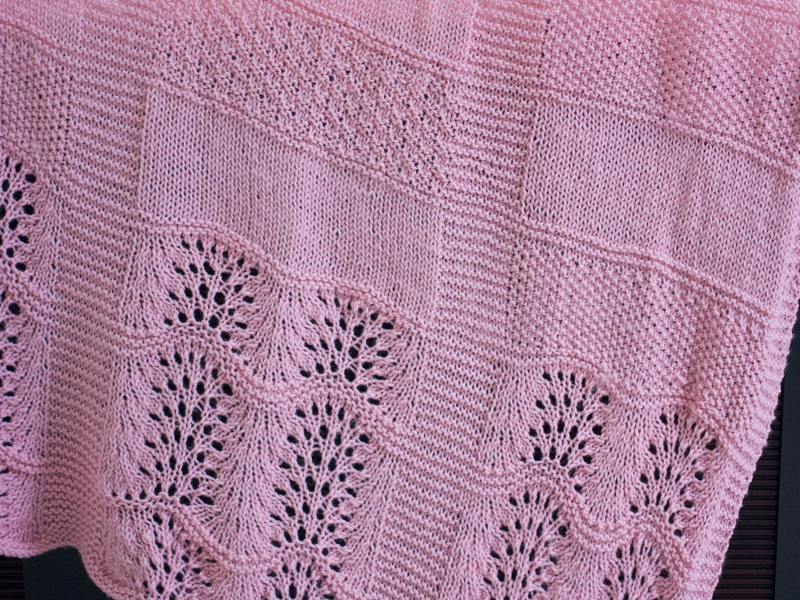 Pink Sky Dreams PDF Baby Blanket Knitting Pattern