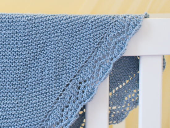 Bibbidi Bobbidi Blanket PDF Lace Edge Baby Shawl Knitting Pattern – Ewe ...