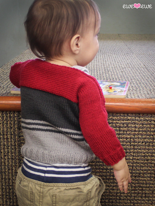 Stacks Sweater PDF Baby Sweater Knitting Pattern