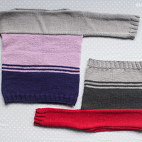 Stacks Sweater PDF Baby Sweater Knitting Pattern