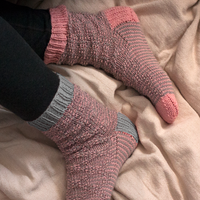 Serenity Slouch Socks PDF Knitting Pattern