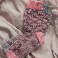 Serenity Slouch Socks PDF Knitting Pattern