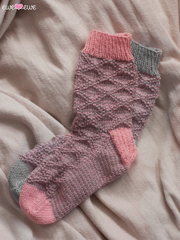 Serenity Slouch Socks PDF Knitting Pattern