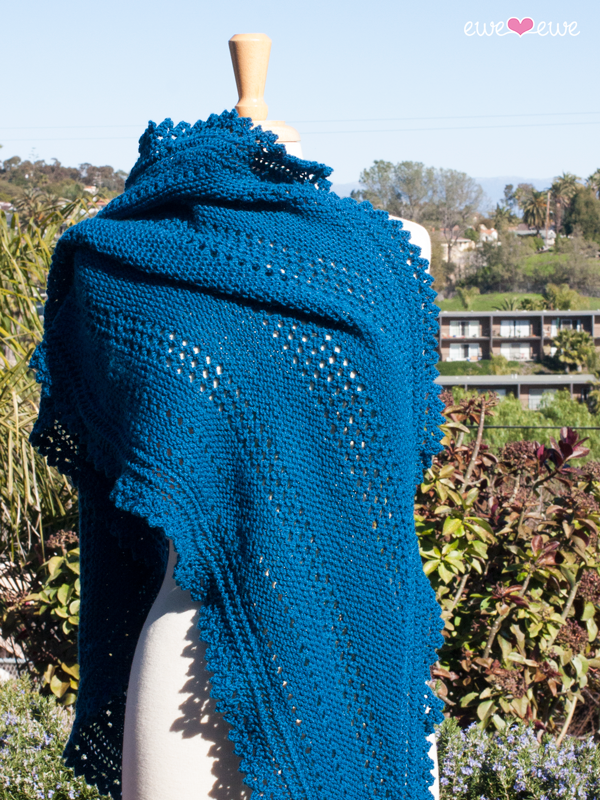 Seabreeze Scarf PDF Lace Shawl Knitting Pattern