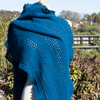 Seabreeze Scarf PDF Lace Shawl Knitting Pattern