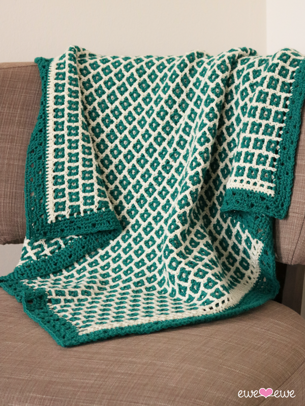 Squared Away PDF Crochet Baby Blanket