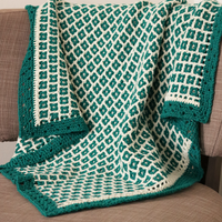 Squared Away PDF Crochet Baby Blanket