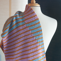 Split Complement PDF Scarf and Shawl Knitting Pattern