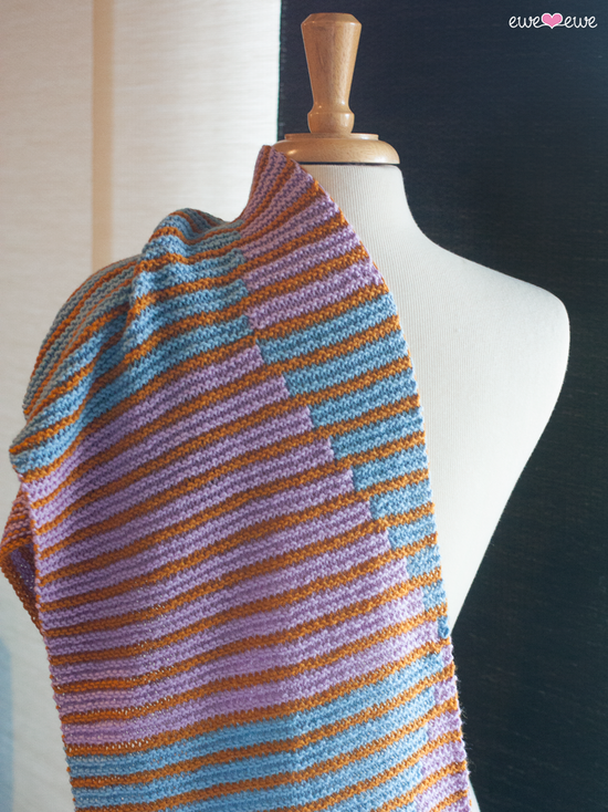 Split Complement PDF Scarf and Shawl Knitting Pattern – Ewe Ewe Yarns