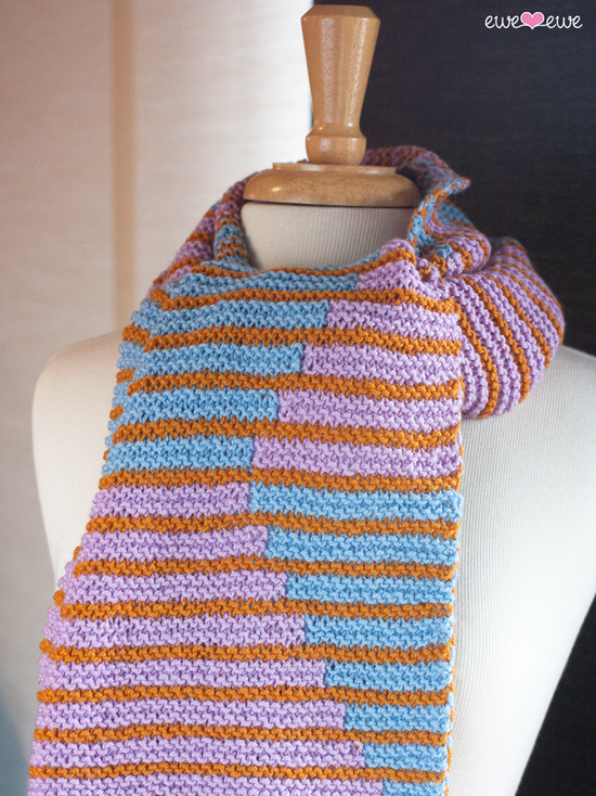 Split Complement PDF Scarf and Shawl Knitting Pattern – Ewe Ewe Yarns