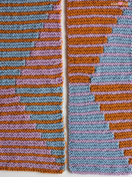 Split Complement PDF Scarf and Shawl Knitting Pattern – Ewe Ewe Yarns