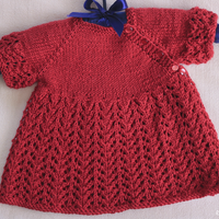 Cupcake Cardi PDF Lace Baby Cardigan Knitting Pattern