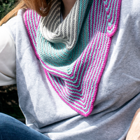 Rocket Pop Shawl PDF Easy Knitting Pattern