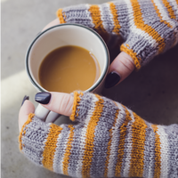 Pepperwood Mitts PDF Wrist Warmers Knitting Pattern