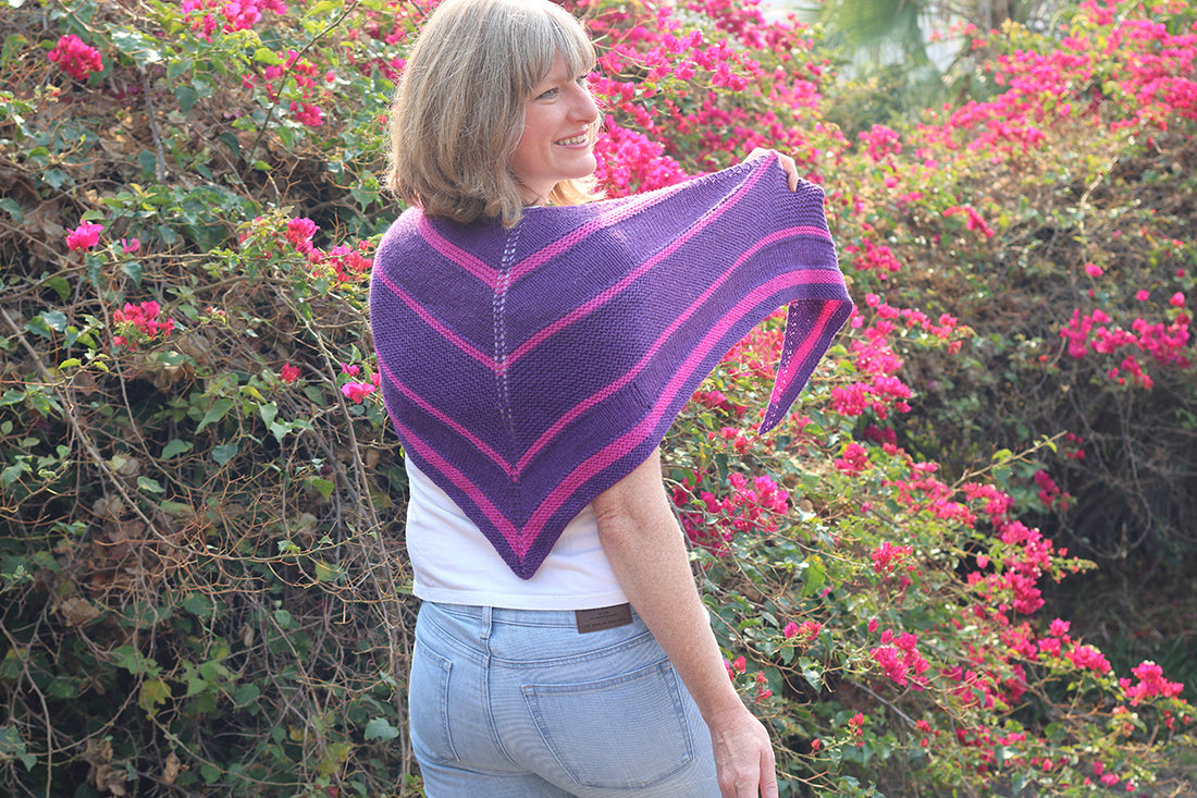 Summer Berries PDF Shawl Knitting Pattern