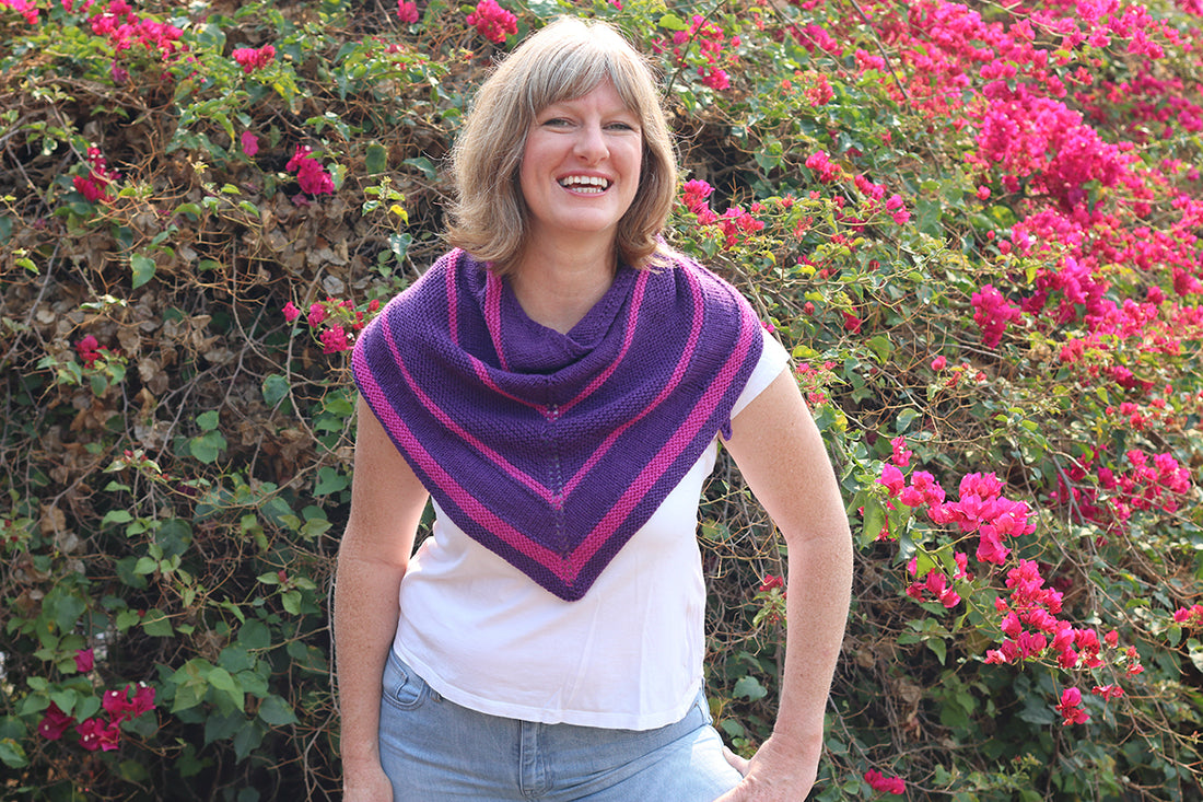 Summer Berries PDF Shawl Knitting Pattern