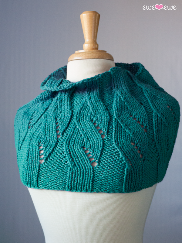 Rhythm and Blooms PDF Capelet Cowl Knitting Pattern