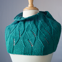 Rhythm and Blooms PDF Capelet Cowl Knitting Pattern