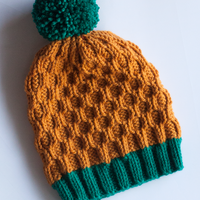 Pineapple Expressions PDF Cable Hat Knitting Pattern