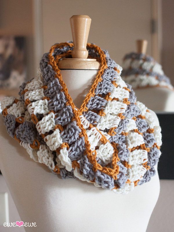 Reef & Sand PDF 2-in-1 Crochet Cowl and Infinity Scarf Pattern