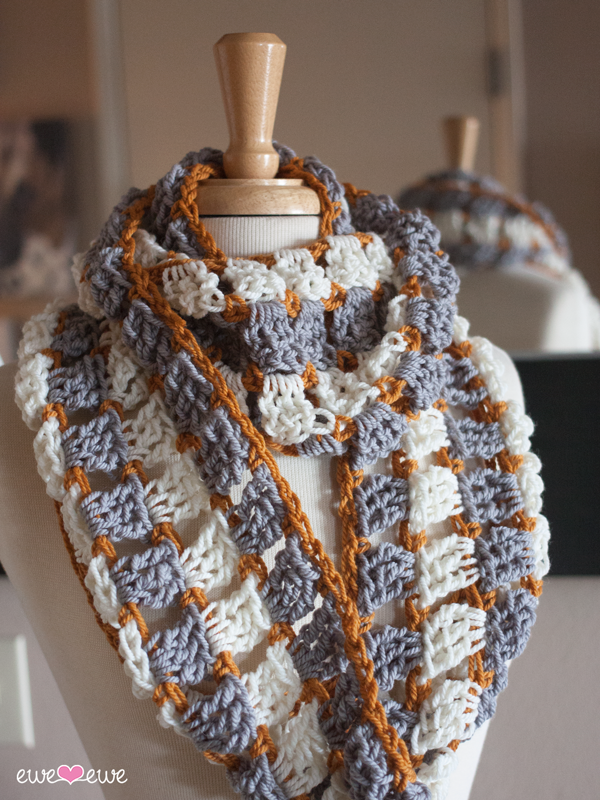 Reef & Sand PDF 2-in-1 Crochet Cowl and Infinity Scarf Pattern