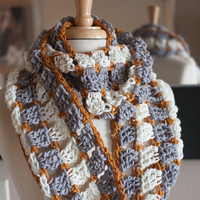 Reef & Sand PDF 2-in-1 Crochet Cowl and Infinity Scarf Pattern