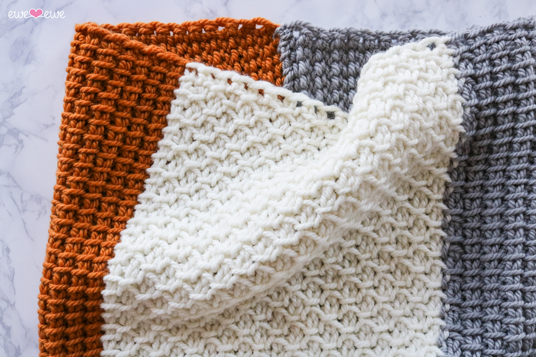 Simple Seed Tunisian Crochet PDF Cowl Pattern