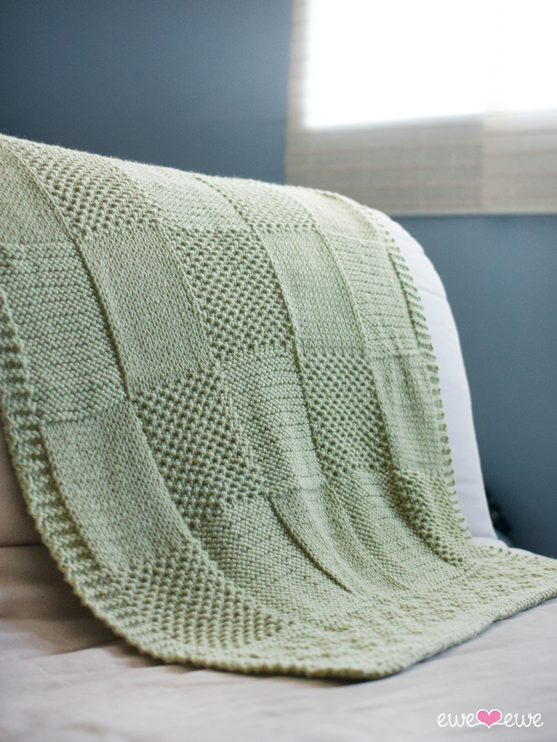 Charles + Chelsea PDF Blanket Knitting Pattern