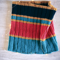 Modern Merry PDF Cowl Knitting Pattern