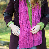 Pretty Pocket Scarf PDF Knitting Pattern