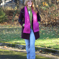 Pretty Pocket Scarf PDF Knitting Pattern