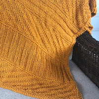 Purly Patio Blanket PDF Knitting Pattern