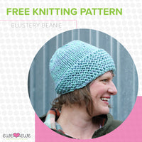 Blustery Beanie FREE Hat PDF Knitting Pattern