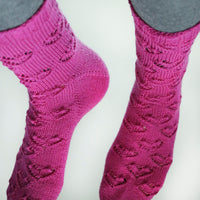 Ewe Heart Socks PDF Knitting Pattern