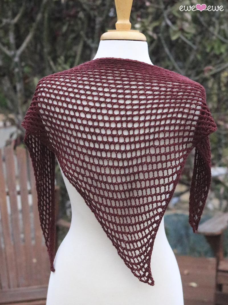 Crescendo Kerchief PDF Shawl Knitting Pattern