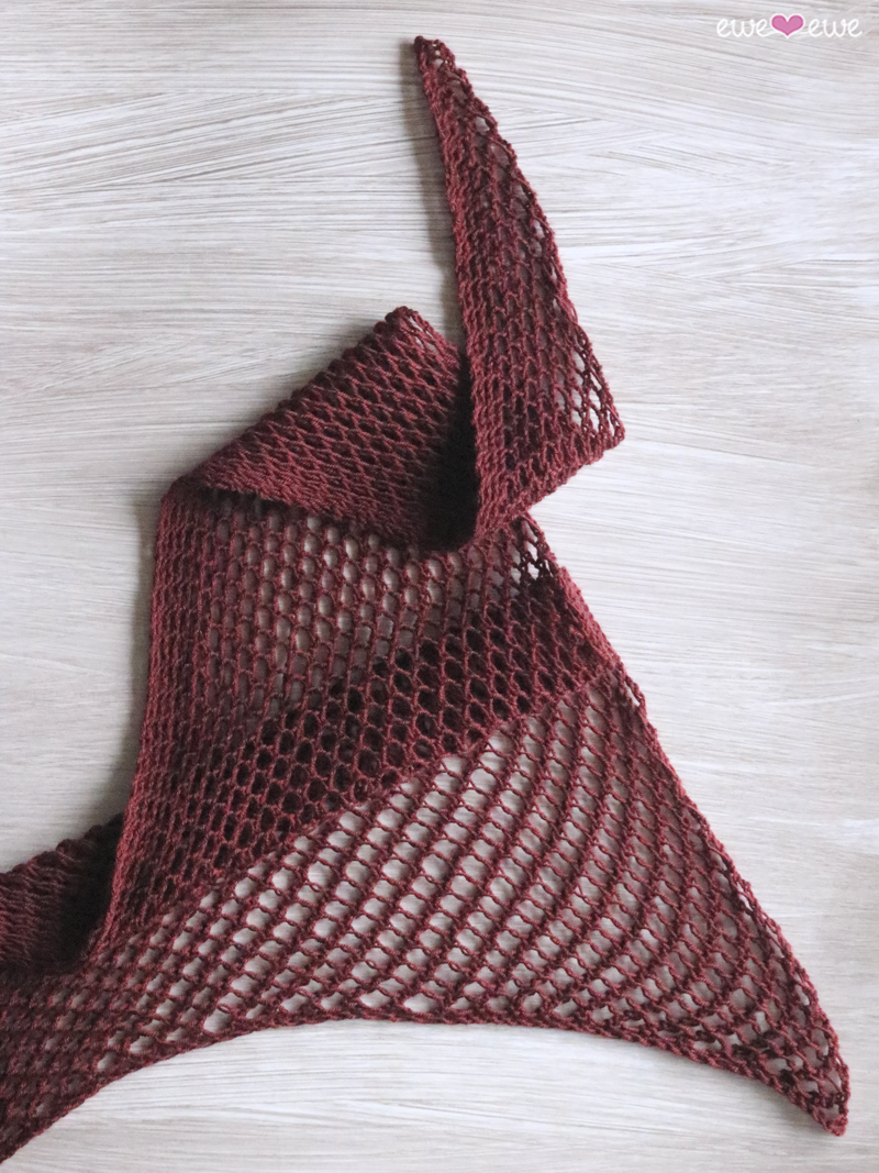 Crescendo Kerchief PDF Shawl Knitting Pattern