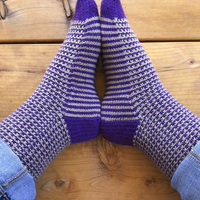 Stripe It To Me Socks PDF Knitting Pattern