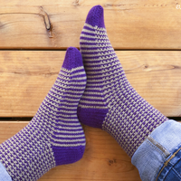 Stripe It To Me Socks PDF Knitting Pattern