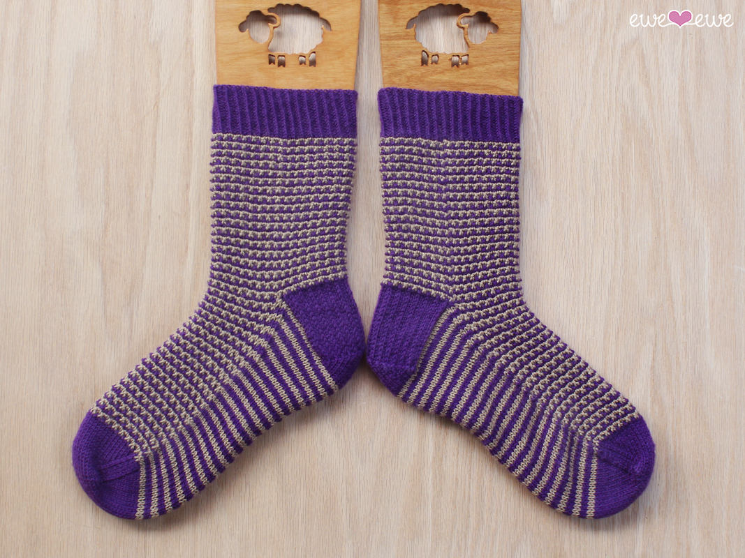 Stripe It To Me Socks PDF Knitting Pattern