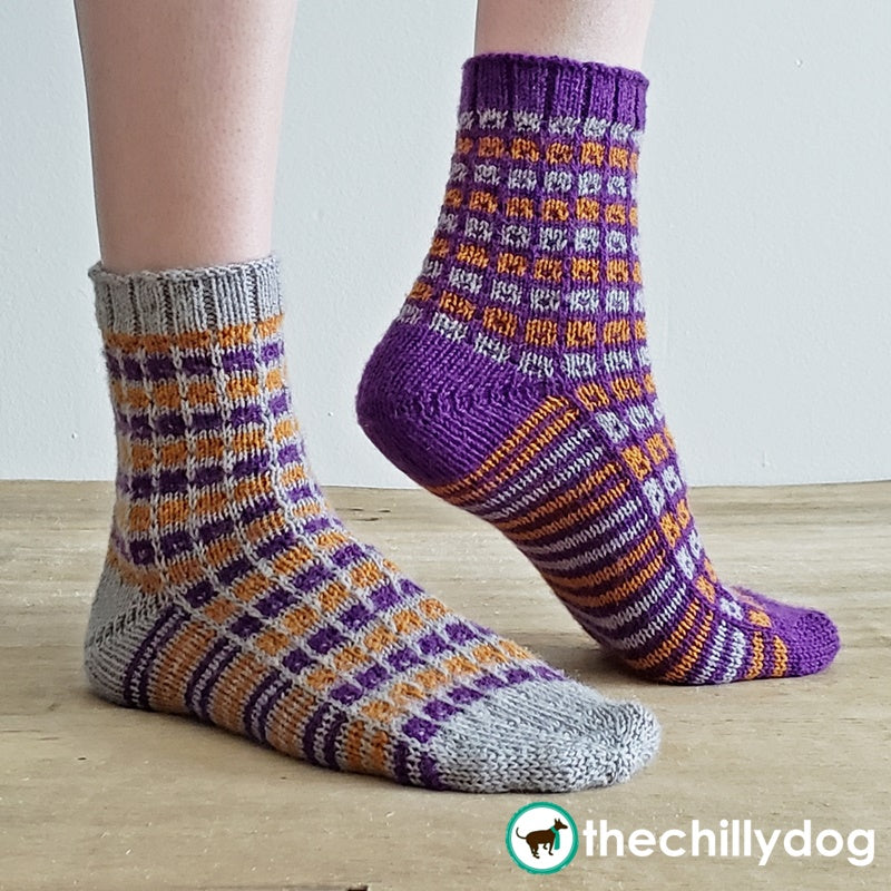 Cubicle Socks Trio Yarn Kit