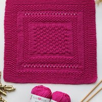 Celebration Blanket – Block 6: Sampling Stitches FREE Knitting Pattern PDF